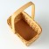 Wicker basket, 19.5 x 13 x h9.5/24 cm, sequoia