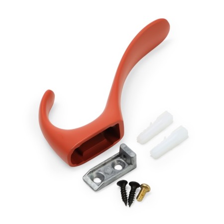 Furniture hook Cappio Heel Light, two -rod, brick color-5
