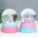 Souvenir Polystone Water Ball Light "Mermaid underwater" MIX 9.5x7x7 cm