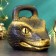 The piggy bank "Giry Snake" Black-Zoloto, 20cm
