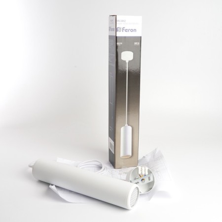 Ceiling light Feron ML1842, IP20, GU10, 35 W, 54x54x260 mm, white color-1