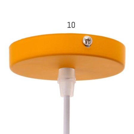 Lamp Bayerlux 34863/1 E27 40W yellow 14.5x14.5x21.5-121.5 cm-3
