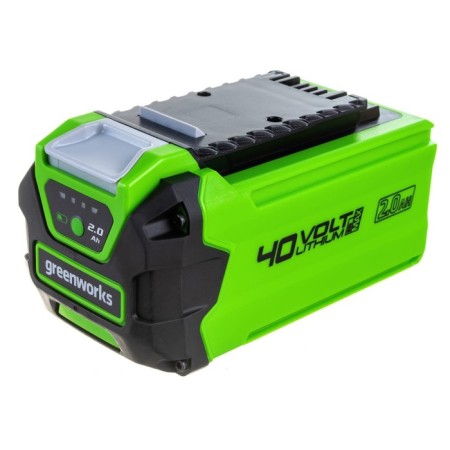GreenWorks G40B2, 40 V, 2 Ach, Li-Ion battery, charge indicator, 0.92 kg
