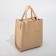 Bag Female Tout with zipper, beige color