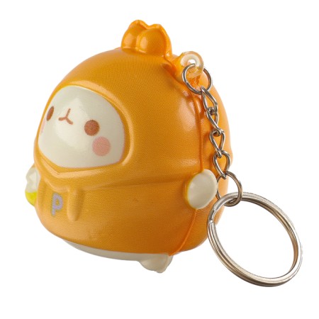 Square “Bunny”, on a key fob, color mix-4