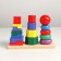 A set of developing pyramids "Trio" 19.8x6.4x13.6 cm