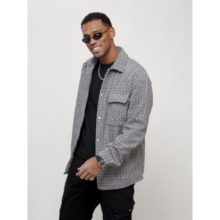 Male windbreaker, size 54, gray color-9