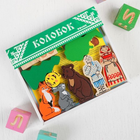 Designer "Tales" Kolobok "18 elements-5