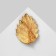 Alder's “leaf” brooch, sea of ​​sea in matte gold