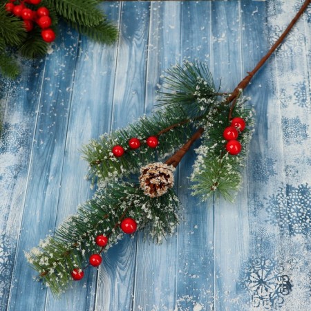 Decor "Winter Dreams" Frosty spruce, 50 cm