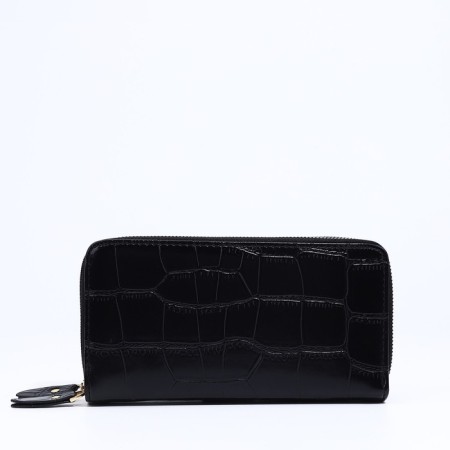 Women's wallet on lightning, black color