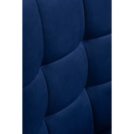 Computer chair Chester Metal/velor, gold/blue 49x60x84 cm-7
