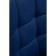 Computer chair Chester Metal/velor, gold/blue 49x60x84 cm