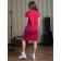 Female dress, size 44, burgundy color
