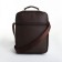 Male bag on lightning, long belt, brown color