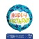 Foil ball 18 "Happy Birthday! Shark"
