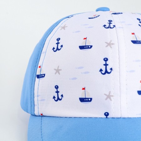 Baby cap for the boy "Sailor", rn. 48-50-6
