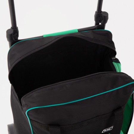 Board-household on lightning, 2 outer pockets, black/green color-4