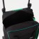 Board-household on lightning, 2 outer pockets, black/green color