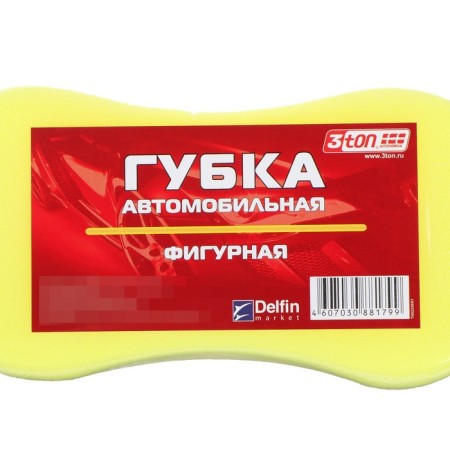 Automobile sponge 3TON, foam rubber, curly, 24x13x6 cm TX-108-2