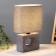 Michelle table lamp E27 40W gray 12.5x20x27 cm