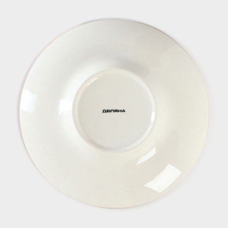 Porcelain plate for the pasta of the Cosmos, 150 ml, D = 21 cm, blue color-3