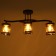 Chandelier 1080/3BK 40W E27 Black 58x14x27 cm Bayerlux