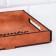 Wooden tray "good morning" with decor 35.3x24.8x4 cm