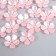 Beads for creativity plastic "Flower Pearl" set 40 pcs pink 1.5x1.5 cm