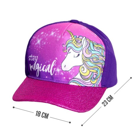 Кепка детская для девочки Stay magical, р-р. 52-54 см-1