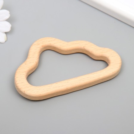 Decor for creativity wood "cloud" 5.6x9.2 cm-1