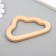 Decor for creativity wood "cloud" 5.6x9.2 cm