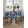 The tablecloth “Flowers and Rainbow”, round, Saten, D = 150 cm