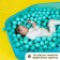 A set of balls for a dry pool 500 pcs, color: turquoise