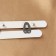 Corset-stainer, 30 cm, white/silver color