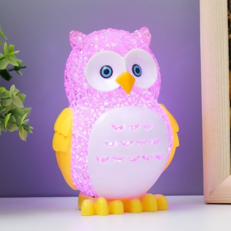 Nightnick "Eagle owl" Led RGB from 3xlr44 mix 6x7x10cm Risalux-2