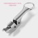 Open with a knife of the share, 14 cm, chrome color