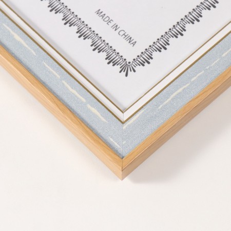 Photo frame plastic A4 Antik Format Blue with a white stripe 1.5x24.8x33.5 cm-2