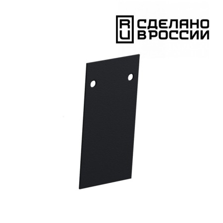 Plug end novotech. Flum, 52x26x5 mm, black color-1