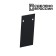 Plug end novotech. Flum, 52x26x5 mm, black color