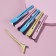 Hair clamps, set - 6 pcs, 10 cm, color mix
