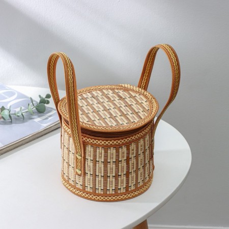 Basket for storage of the shares Nature, 16 × 16 × 13, bamboo-1