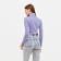 Women's turtleneck Minaku: Basic Line, lilac color, size 52