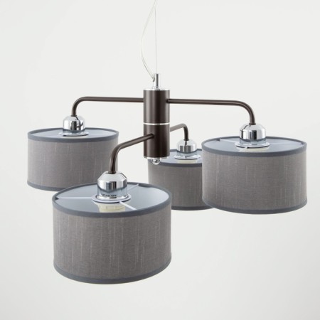 Suspended chandelier Citilux "Form" CL428241, 44x44x32 cm, 4x60W, E27, brown color-13
