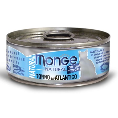 Wet feed Monge Cat Natural for cats, Atlantic tuna, railway, 80 g