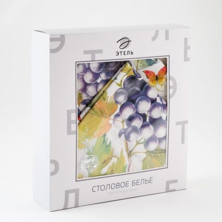 Diningrian "Ethel" Provence, tablecloth 110x150 +/- 3cm, napkins 4 pcs-10