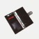 Male purse for magnet, department for maps, for bills, brown color
