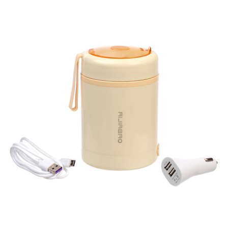Thermos for heating, 600 ml, retains heat up to 2 hours, USB, 15 x 9.7 cm-6