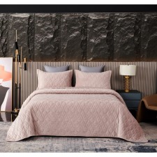 Sofi de Marko “Nobilis” bedspread, size 240x260 cm, color ash rose