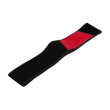 DSV steering wheel cover with inserts, perforation, neoprene, Black+ Red, size M-3